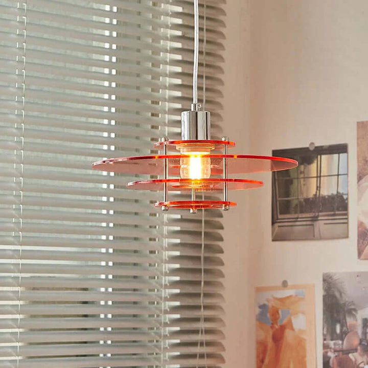 Moderne Ufo Forme Lustre Vintage Suspension
