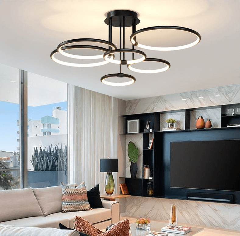Suspension LED Design Moderne - Éclairage Intérieur