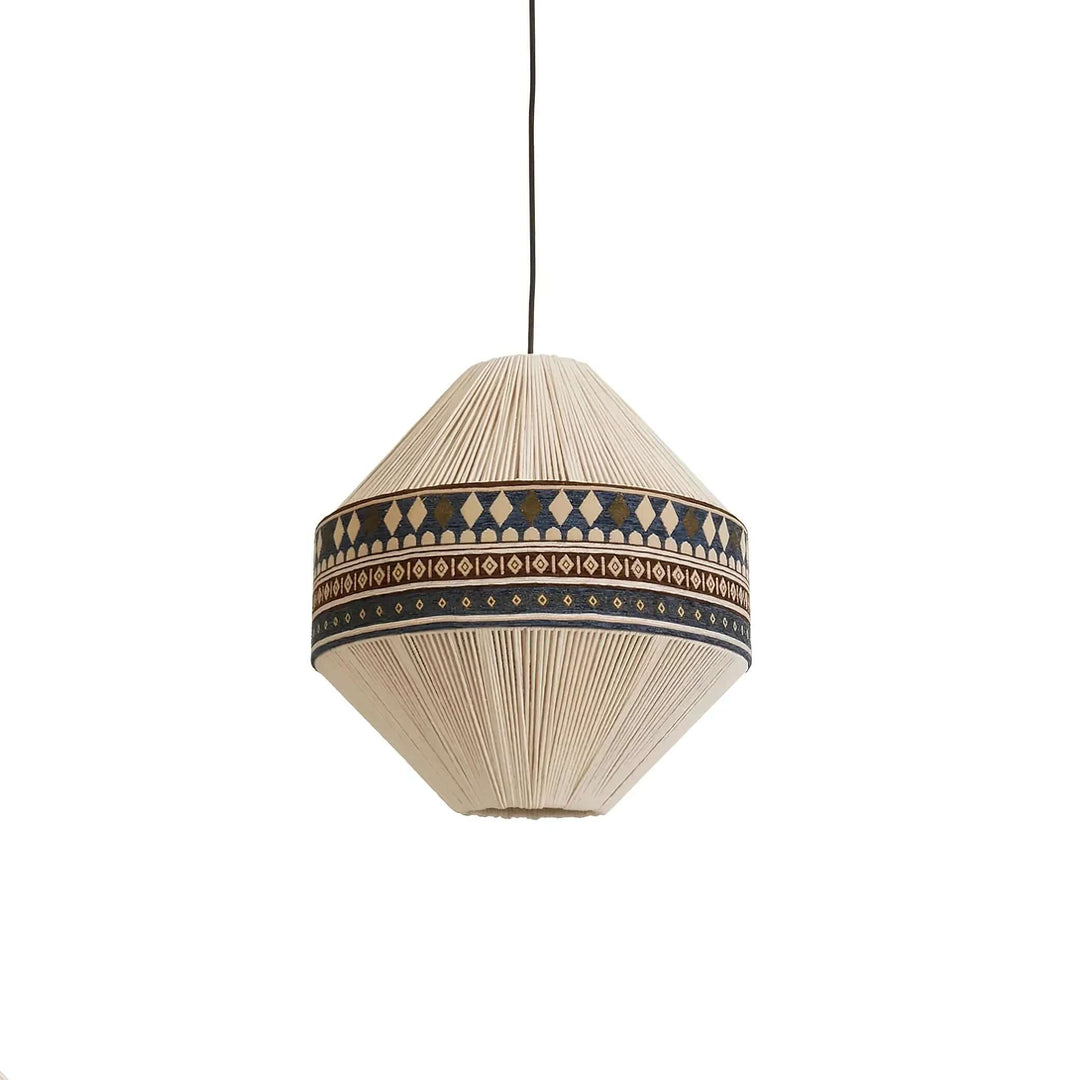 Suspension Lumineuse Bohème avec Franges