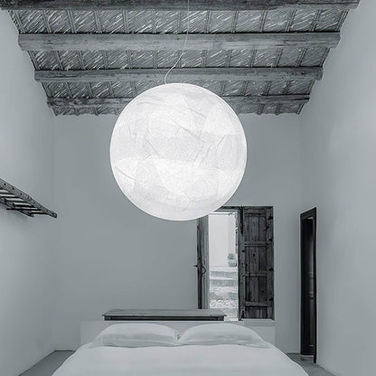Lampe Pendante En Soie Moon