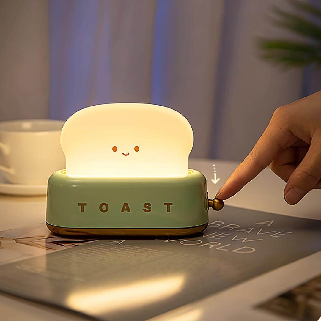 Lampe De Table Toaster Design (Pile Intégrée)