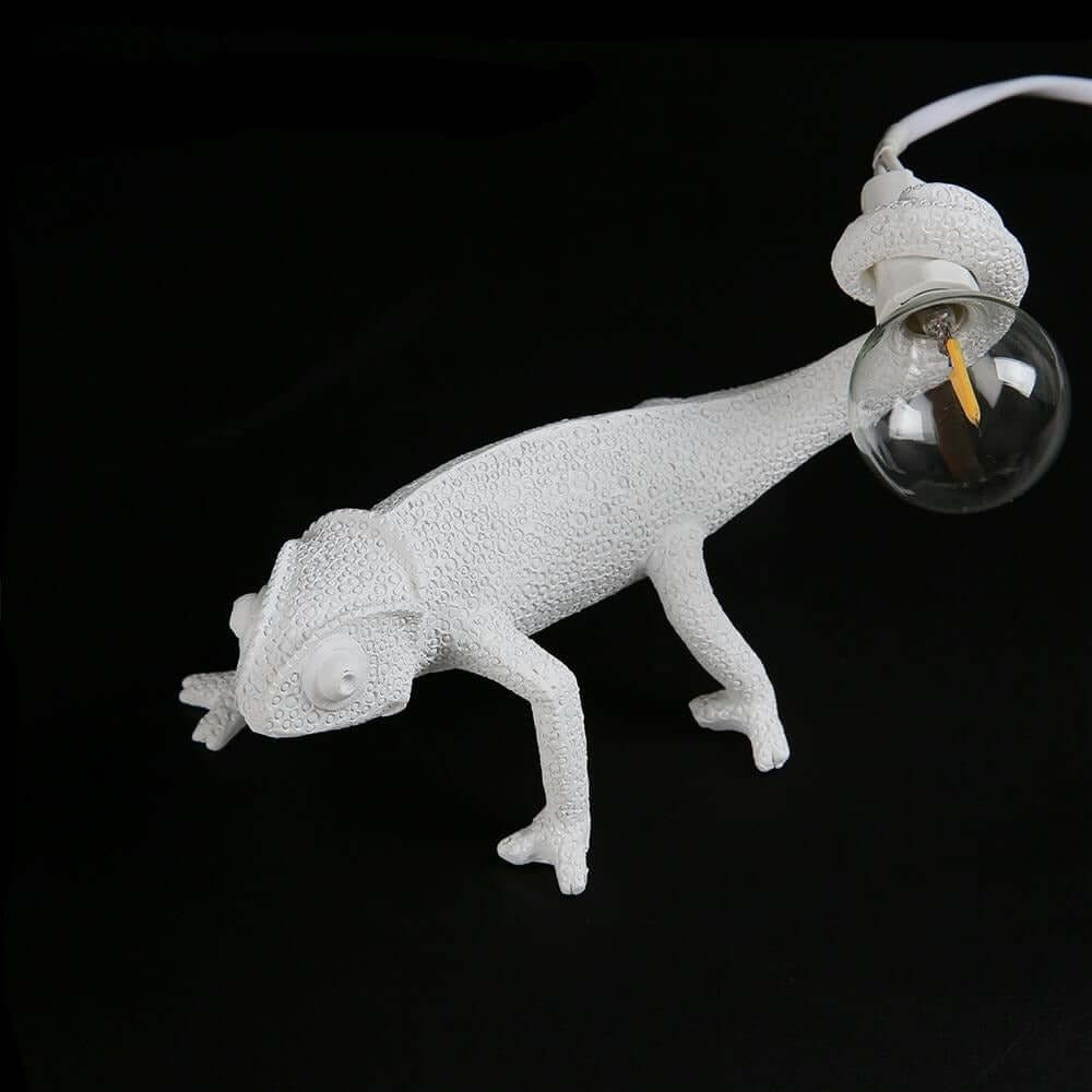 Lampe De Table Moderne En Résine De Lézard Animal
