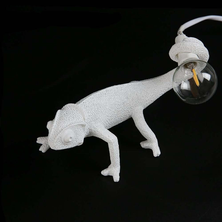 Lampe De Table Moderne En Résine De Lézard Animal