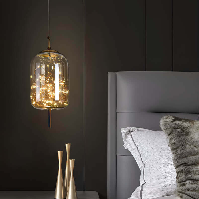 Essence | Suspension Exquise En Verre Brun