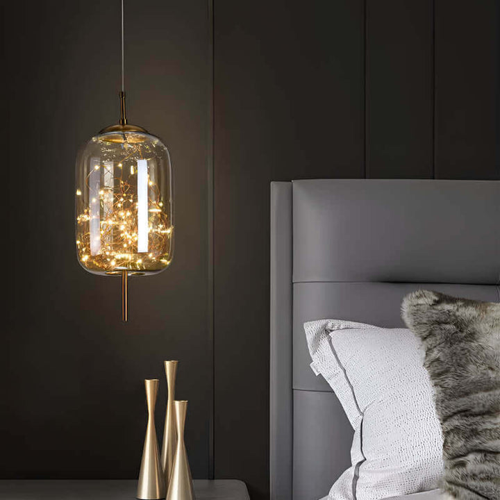 Essence | Suspension Exquise En Verre Brun