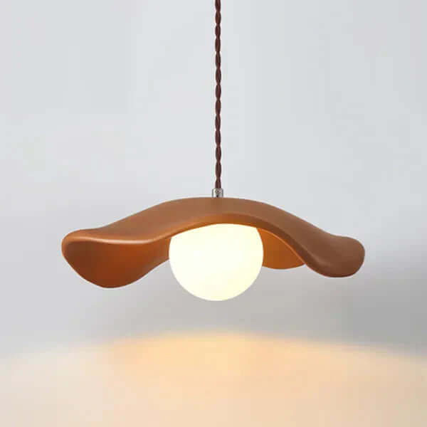 Suspension Design Feuilles Lotus Wabi Sabi
