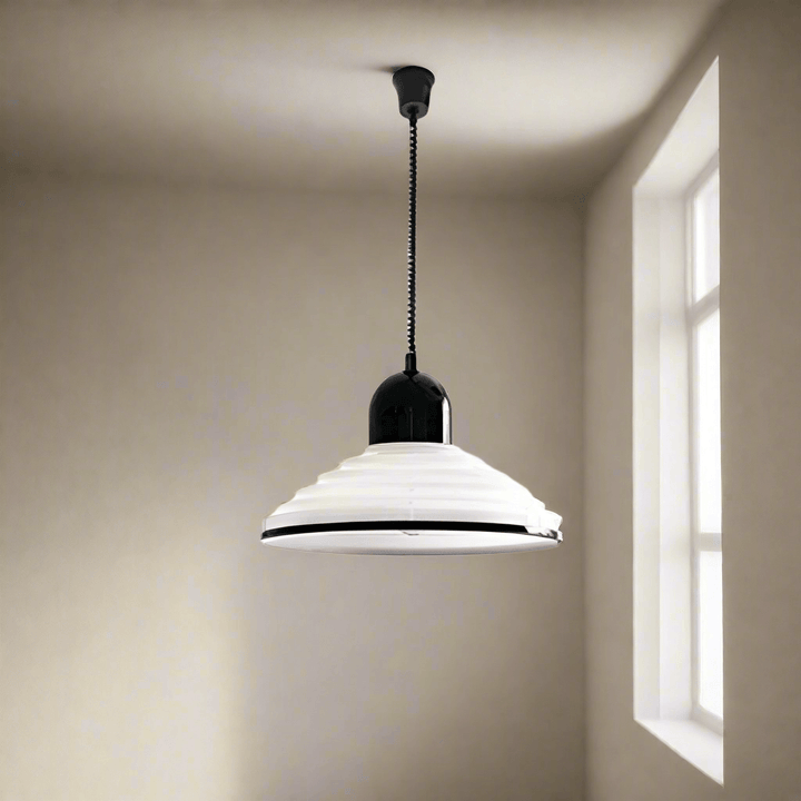 Lampe Pendante À Vent En Verre Crème Français