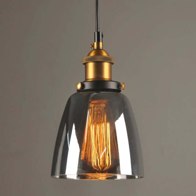 Suspension Verre Antique Style Vintage - Éclairage Déco