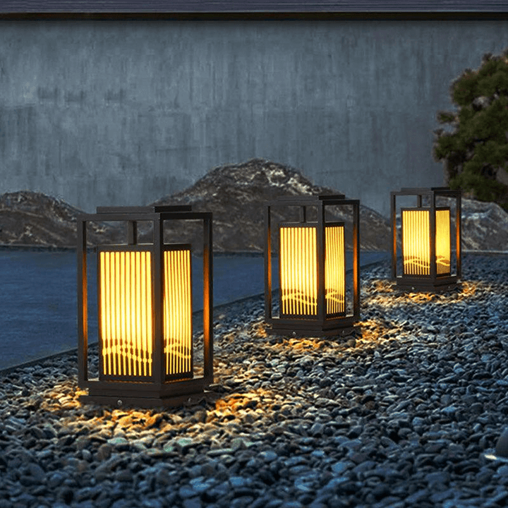 Lampe Solaire Extérieure - Éclairage Jardin Moderne