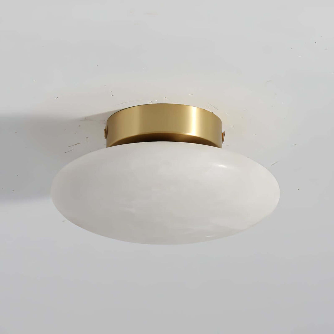Plafonnier Ovale En Albâtre