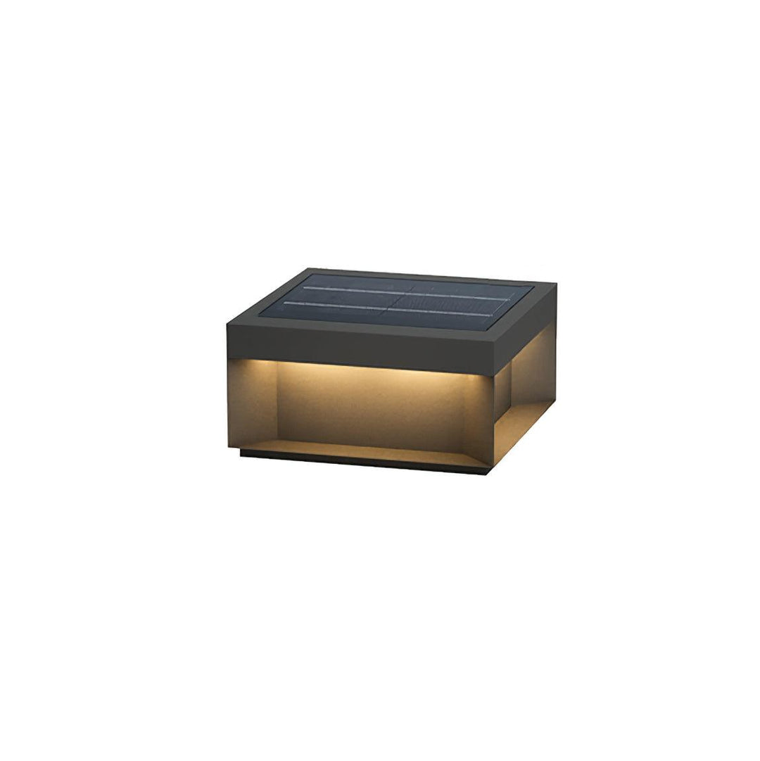 Boîtier Luminaire Extérieur - Éclairage Poteau Solaire LED