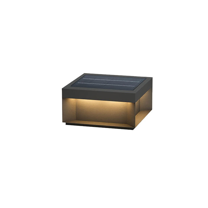 Boîtier Luminaire Extérieur - Éclairage Poteau Solaire LED
