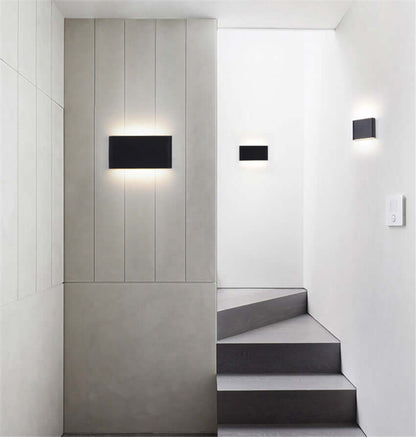 Applique Murale Extérieure LED Moderne - Éclairage Haut et Bas