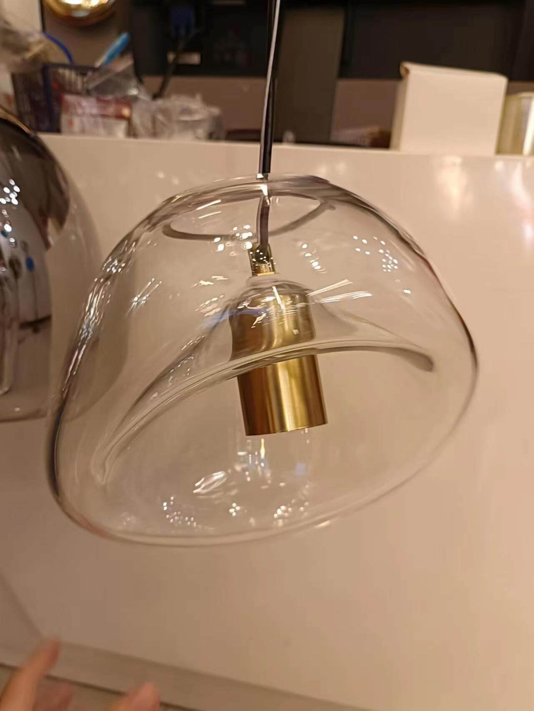 Lampe Pendante À Goutte D'Eau Suspendue