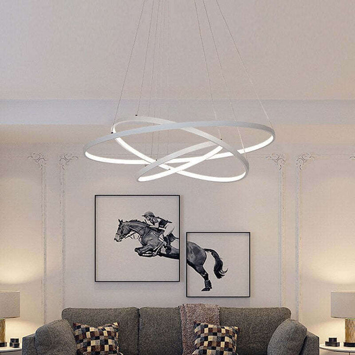 Plafonnier 3 Anneaux Design Moderne - Éclairage Ambiance
