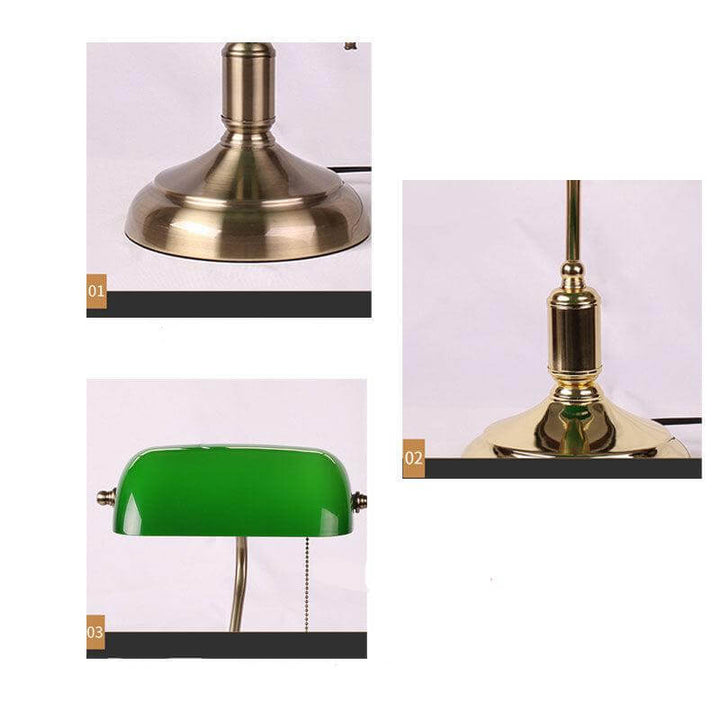 Lampe De Table En Verre De Style Européen