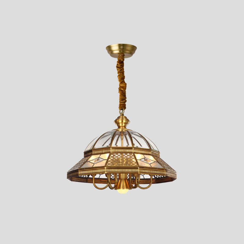 Lustre Géométrique Nickel: Éclairage Moderne & Élégant