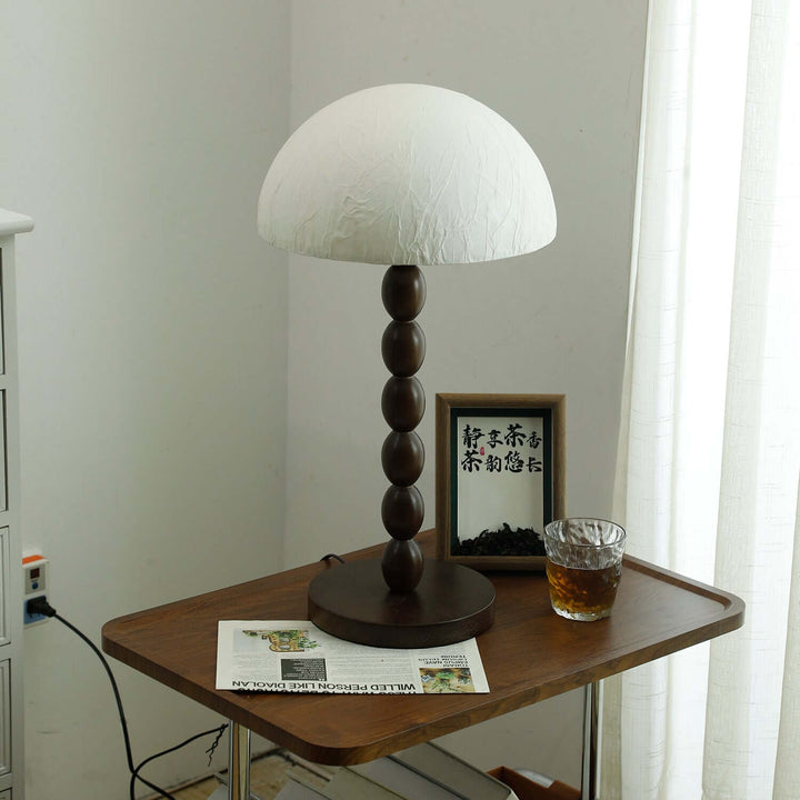 Lampe de table design abat-jour papier - Éclairage d'ambiance