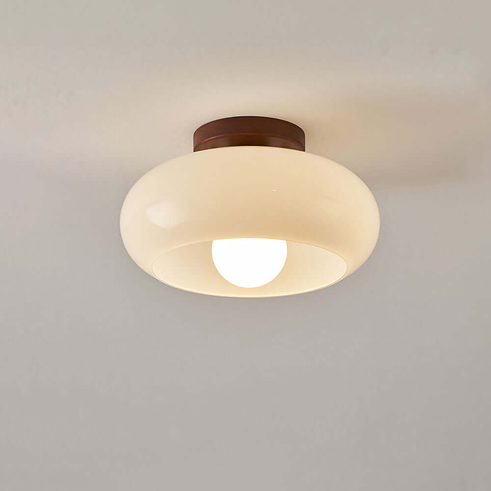 Blanc Vintage Petit Plafonnier De Couloir