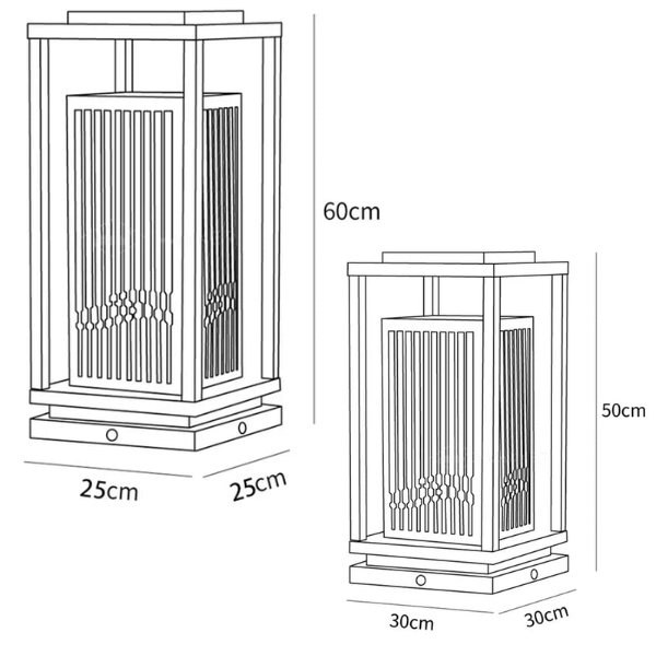 Lampe Solaire Extérieure - Éclairage Jardin Moderne