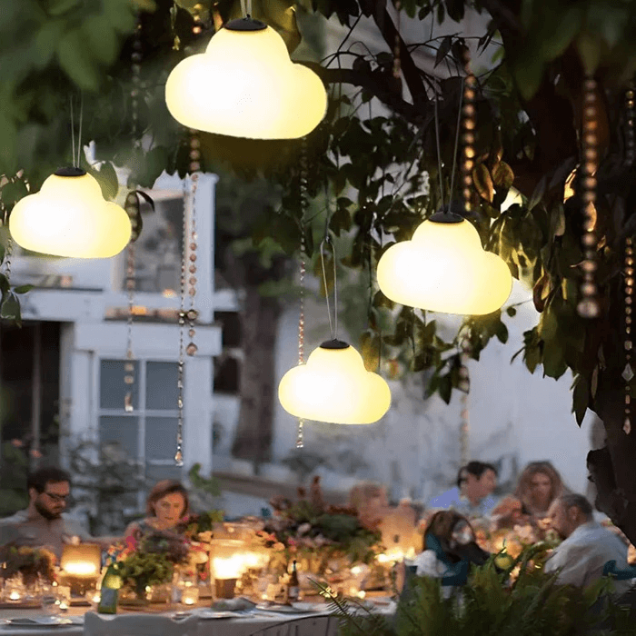 Suspension LED Nuage Extérieur - Luminaire Jardin