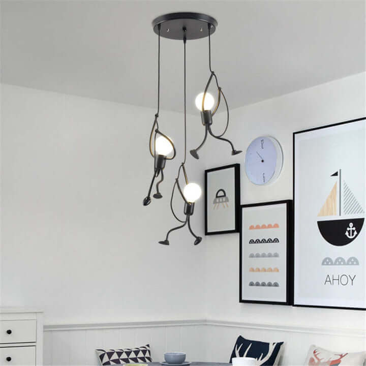 Suspension Lumineuse Déco Poupée