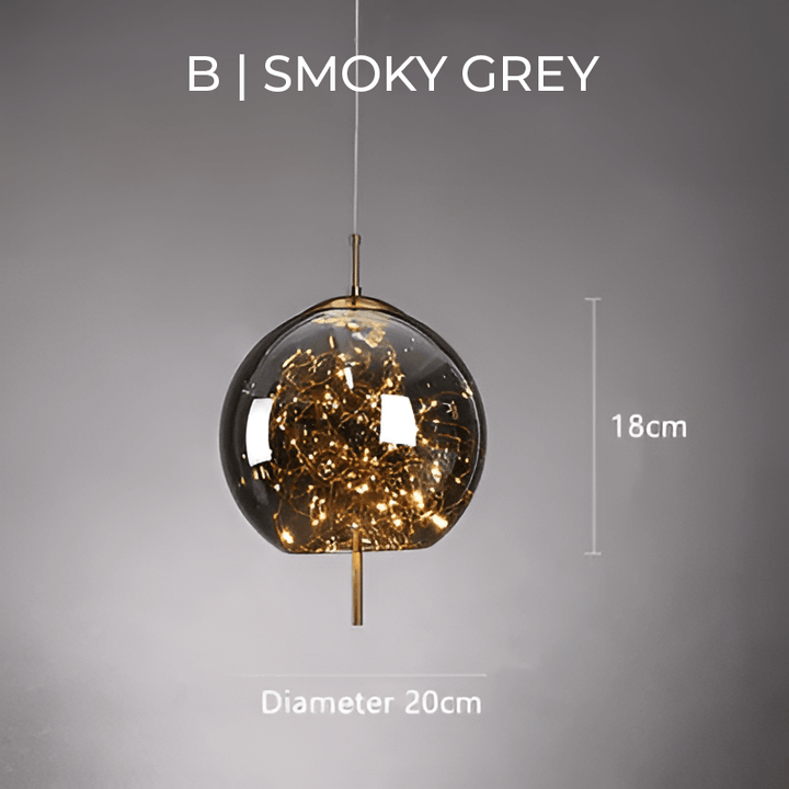 Essence | Suspension Exquise En Verre Brun
