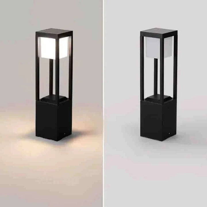 Lampe Solaire Extérieure Cube 60cm - Éclairage LED Efficace