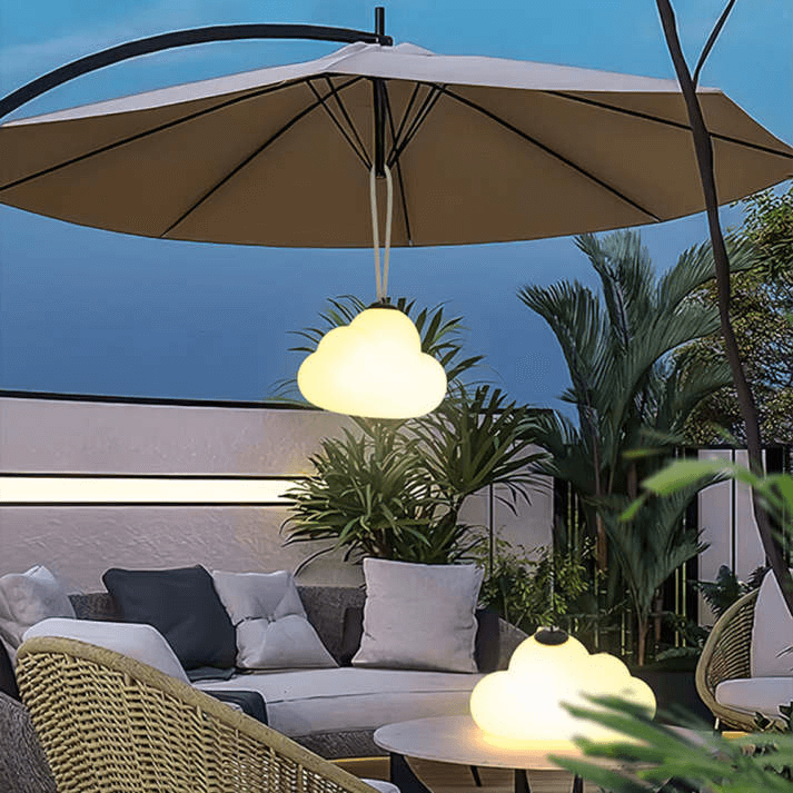 Suspension LED Nuage Extérieur - Luminaire Jardin