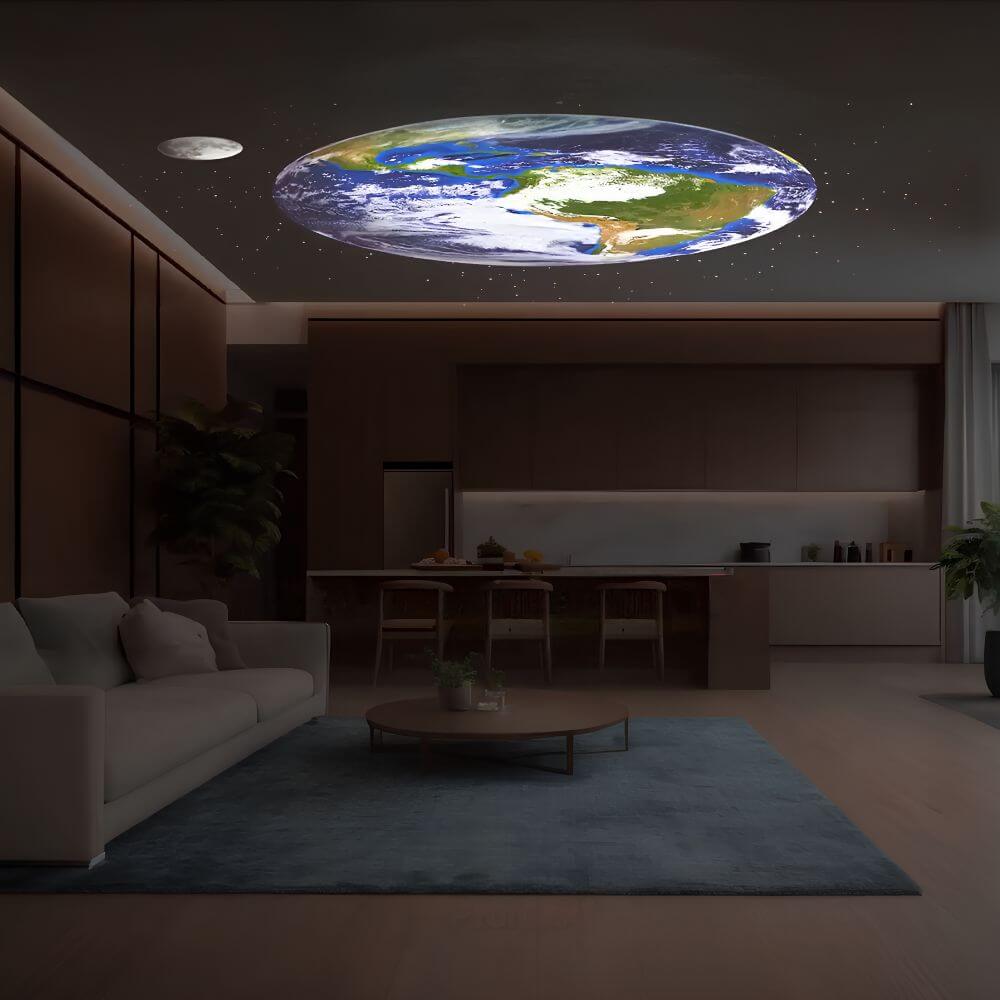 Lampe de Projection Céleste avec Motifs Lunaires