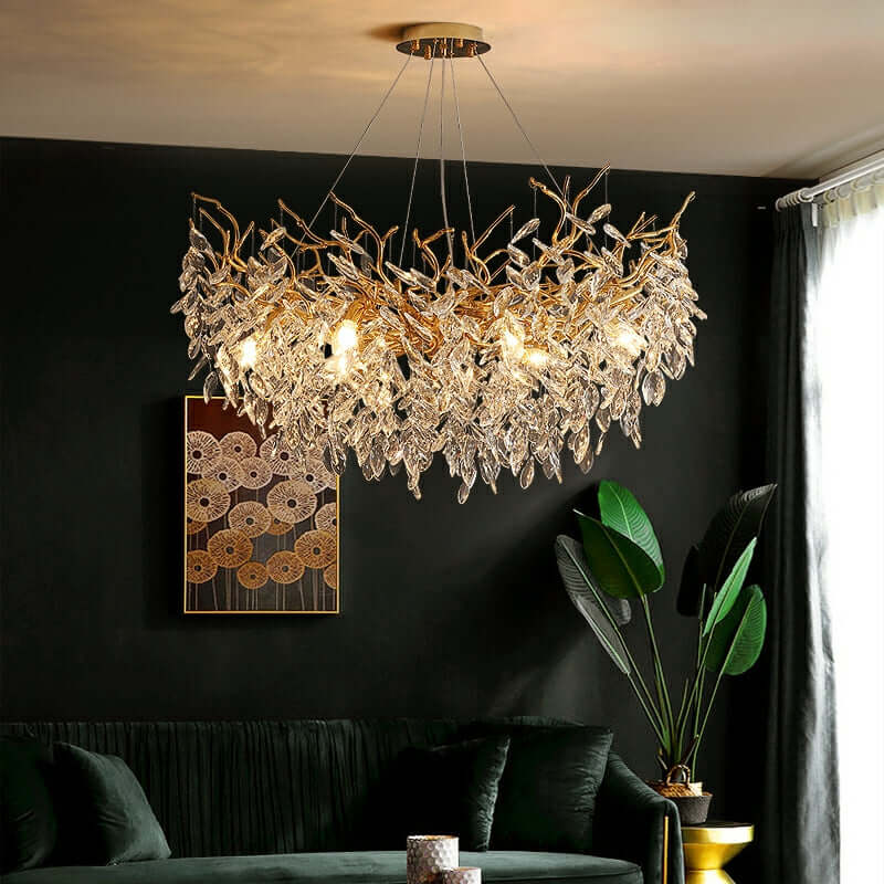 Lustre Cristal Français - Élégant & Lumineux