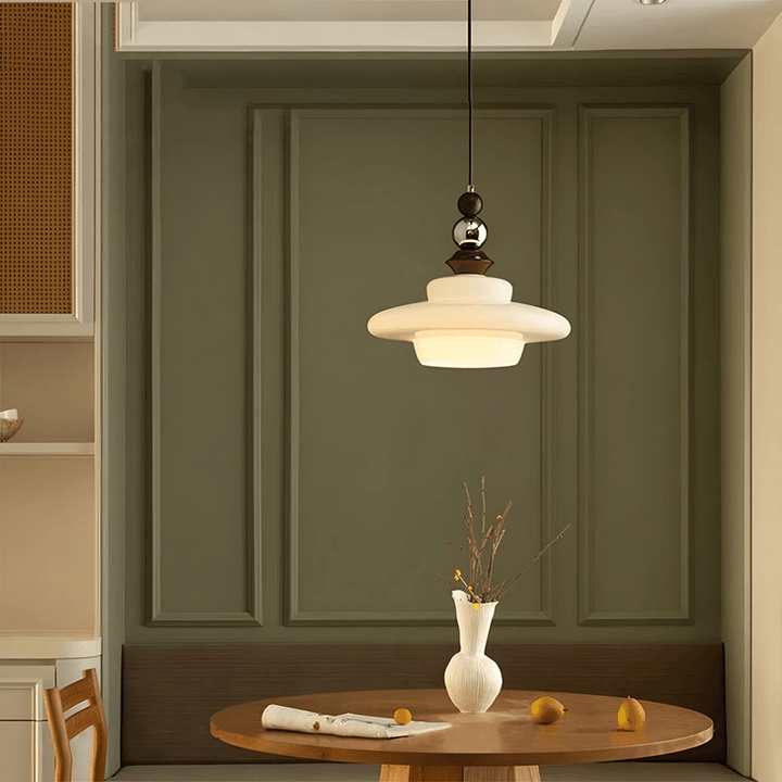 Luminaire Pendentif Salle à Manger Style Médiéval Beige