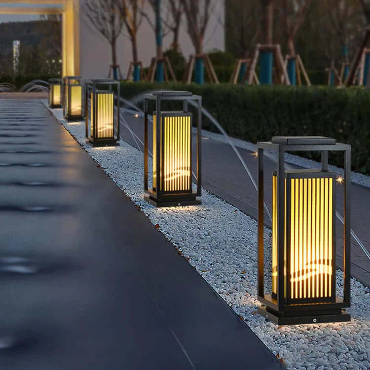 Lampe Solaire Extérieure - Éclairage Jardin Moderne