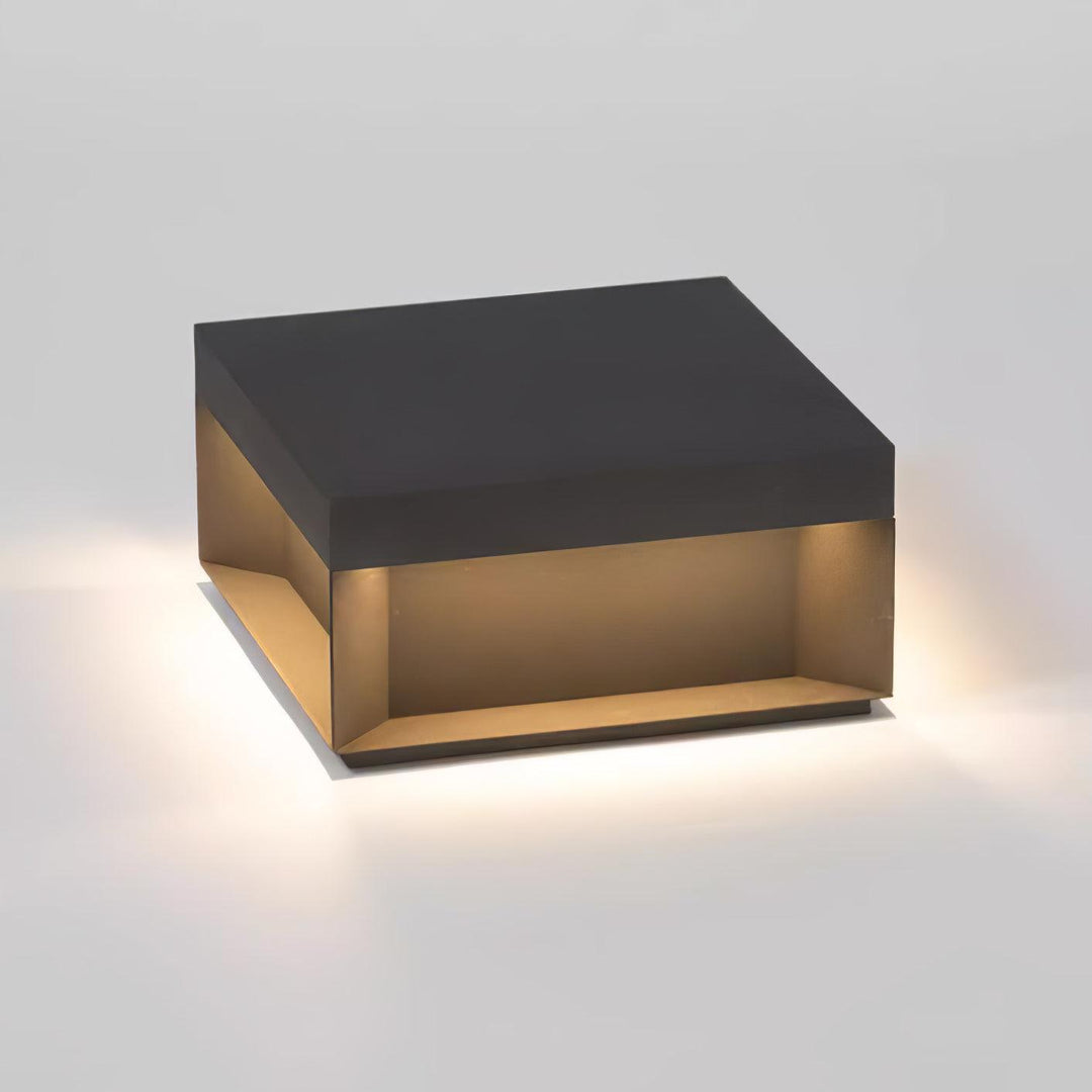 Boîtier Luminaire Extérieur - Éclairage Poteau Solaire LED