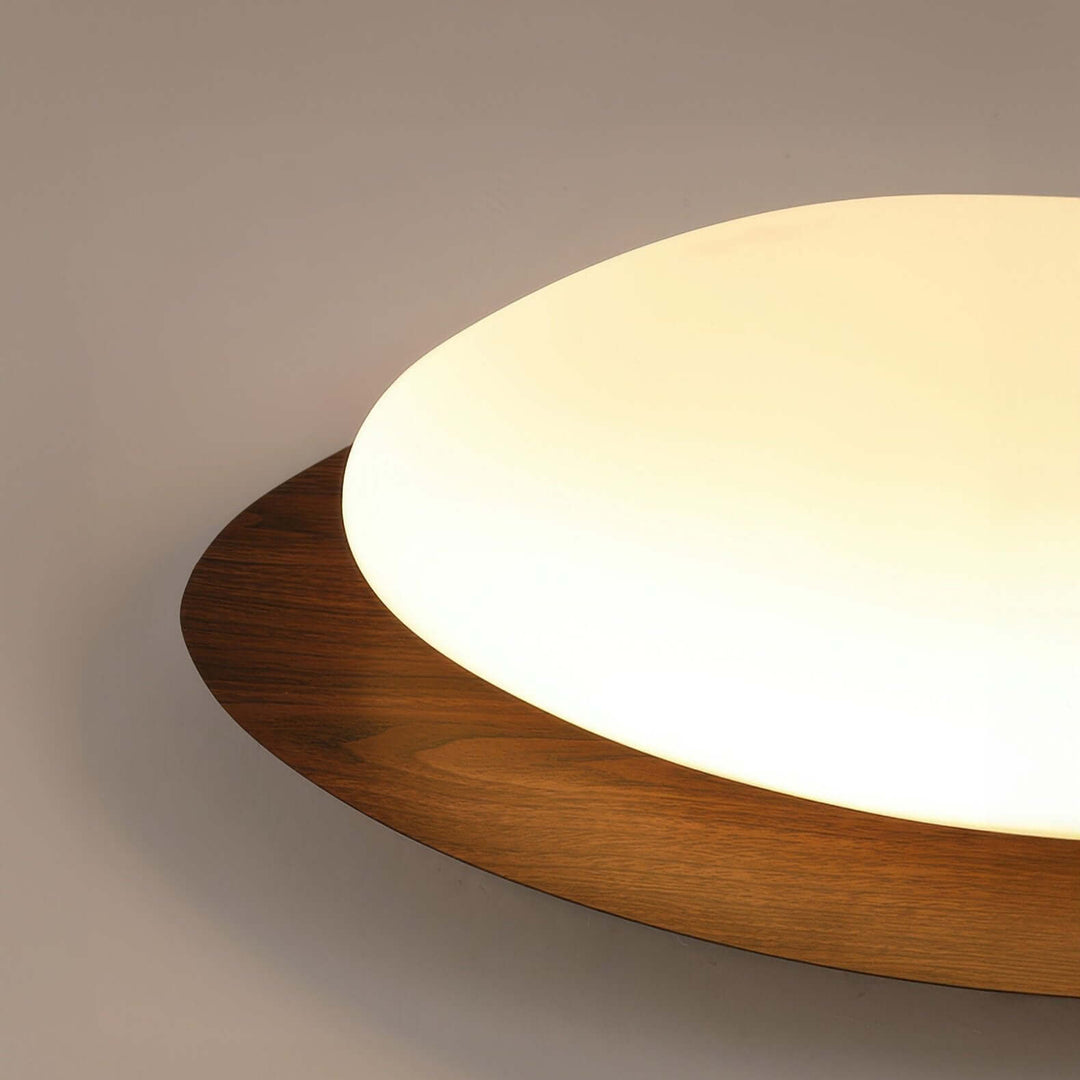 Plafonnier Scandinave Pebble Wood Grain