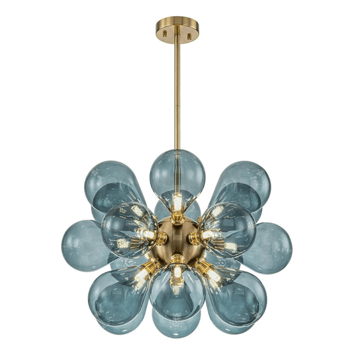 Cluster Blue Glass Bubble - Lustre À Bulles
