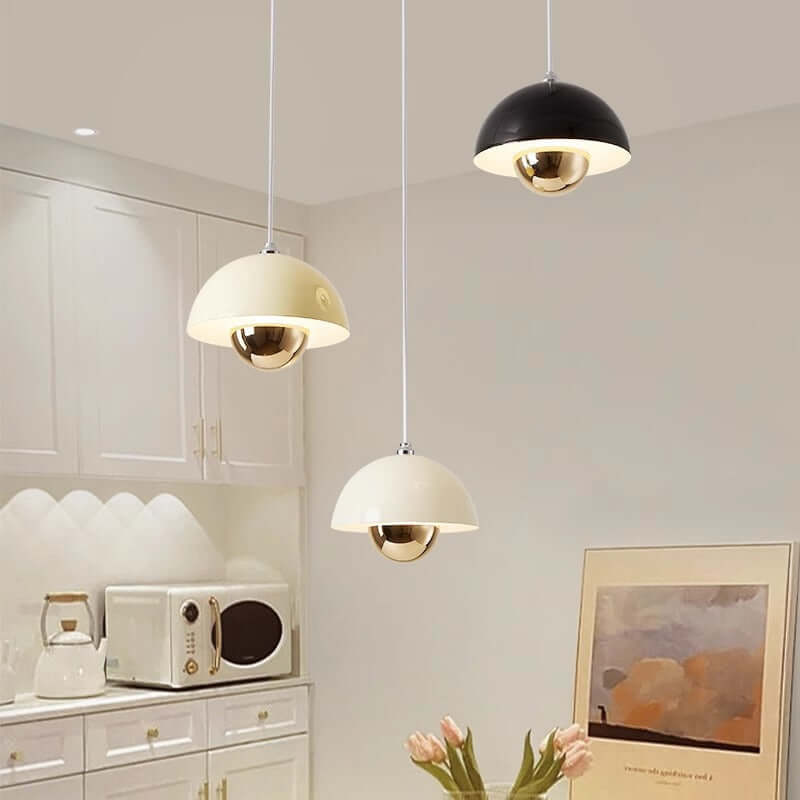 Lampe Suspendue Relevable En Forme De Cosse