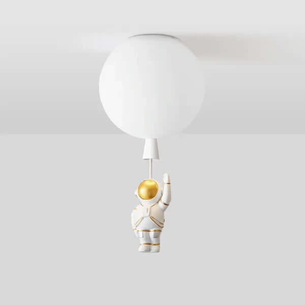 Plafonnier LED Moderne Lune/Astronautes