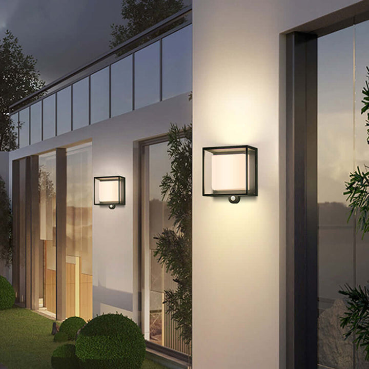 Lampe Murale Extérieure Solaire LED Rectangulaire IP65