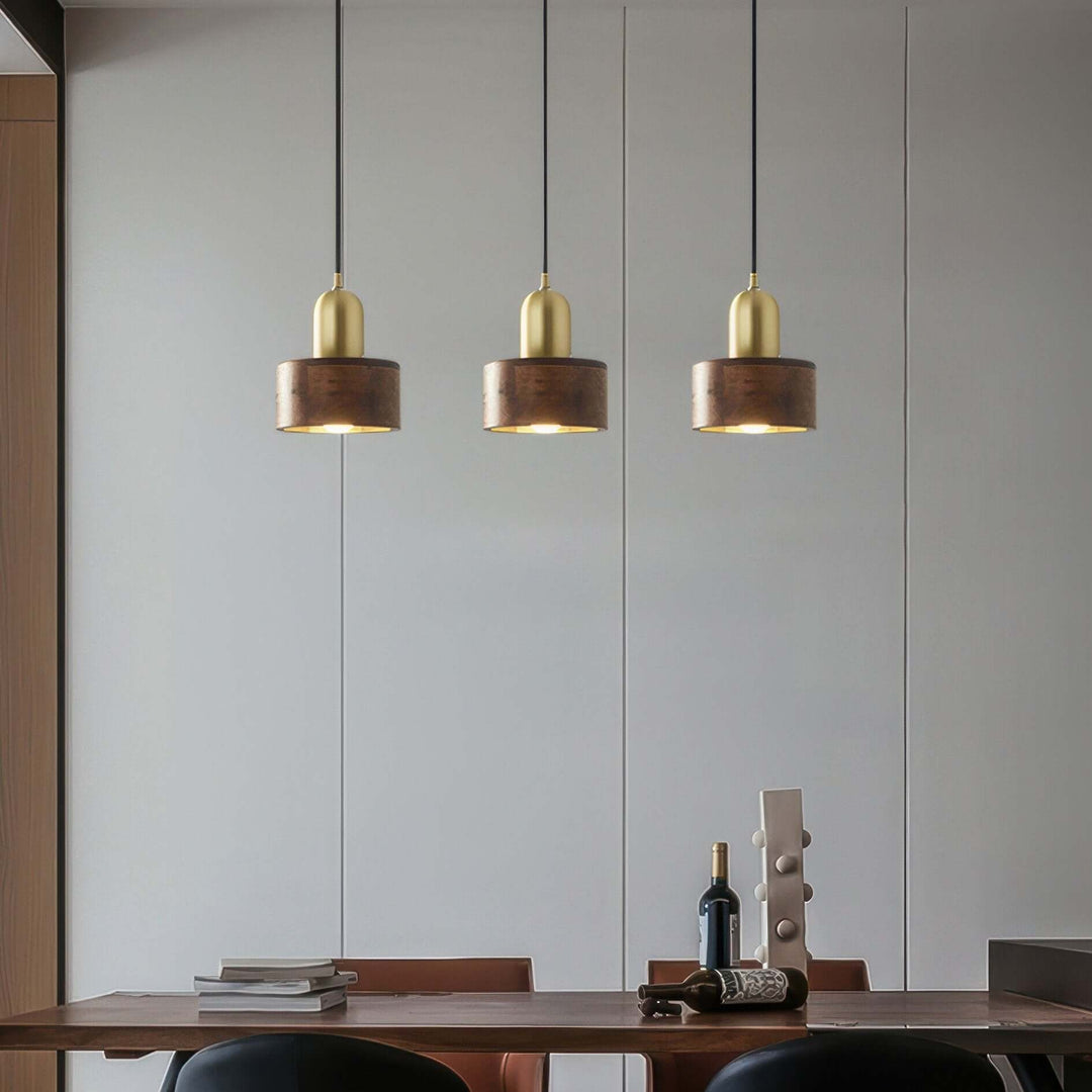 Cylinder Pendant Light Fixture Hanging Lamp Japanese Style