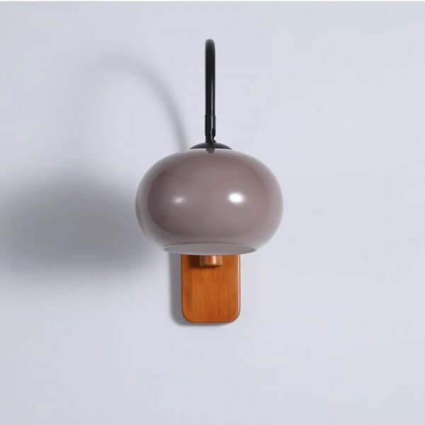 Applique Murale Pivotante - Verre Kaki - Design Moderne