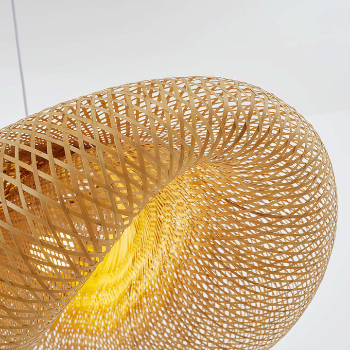 Lampe À Suspendre En Bambou