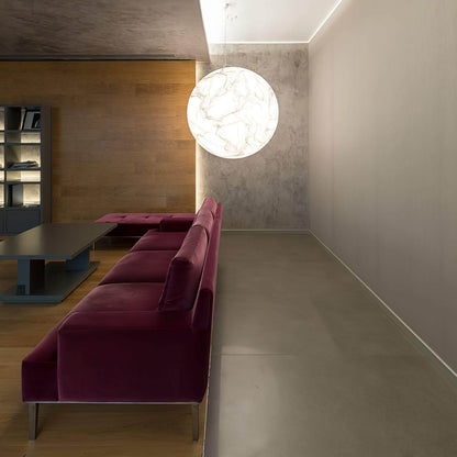 Lampe Pendante En Soie Moon