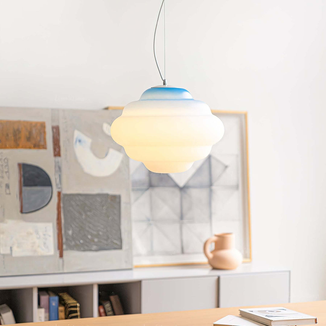 Lampe Suspendue Nuageux Dégradé