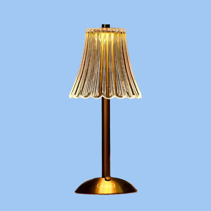 Lampe À Poser Sans Fil En Métal Cristal