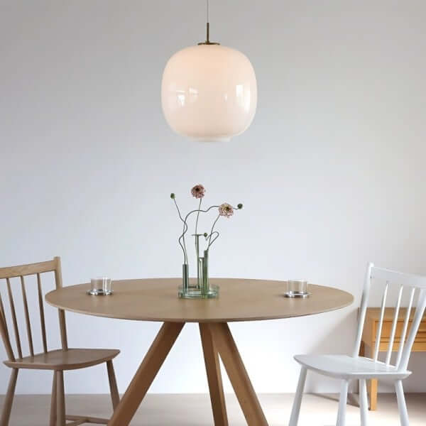 Lampe Pendante Moderne Nordique Radihous En Verre Opale