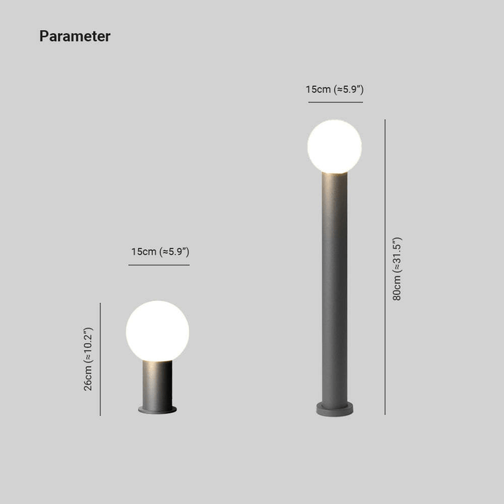 Lampadaire Extérieur LED Moderne - Éclairage Jardin