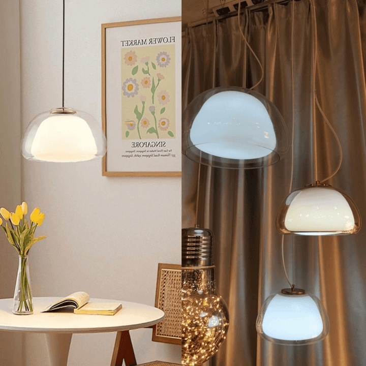 Suspension Lumineuse Verre - Éclairage Moderne Intérieur