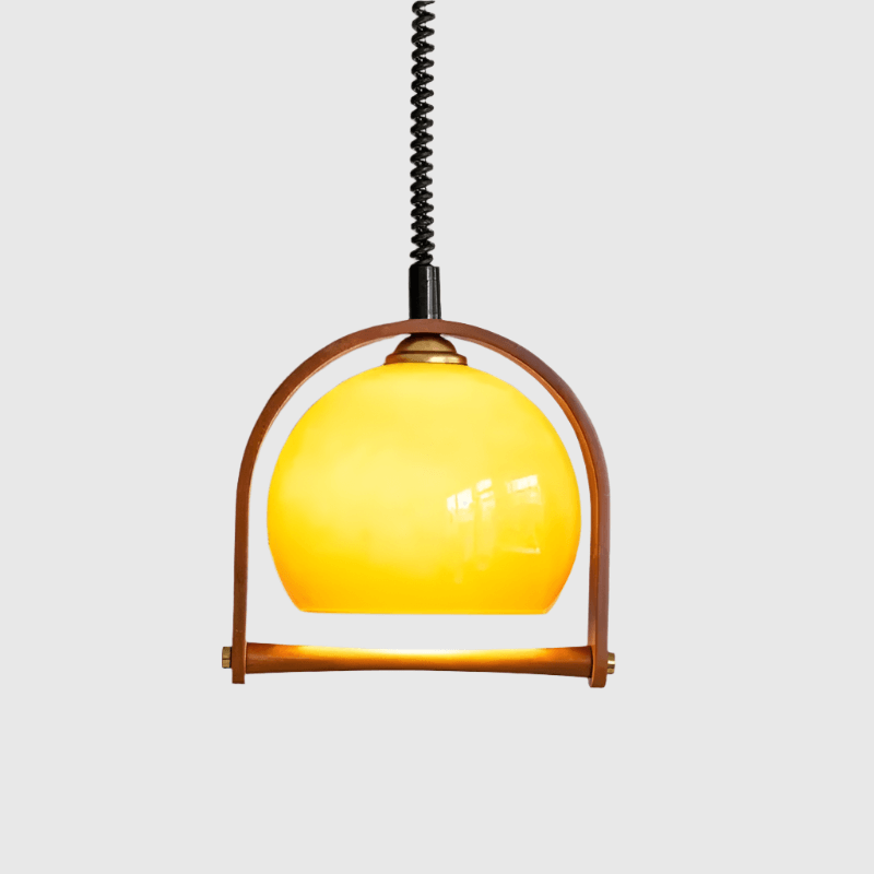 Suspension Bois Vintage Style Bauhaus - Luminaire Design