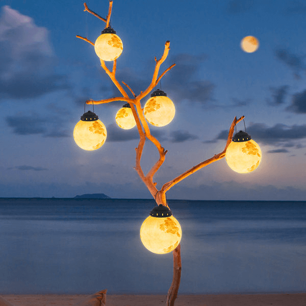 Suspension Luminaire Extérieure LED Moderne - Décoration Lumineuse Jardin